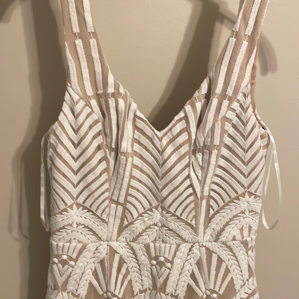 White/ivory Lace Bachelorette or Bridal Shower Dress